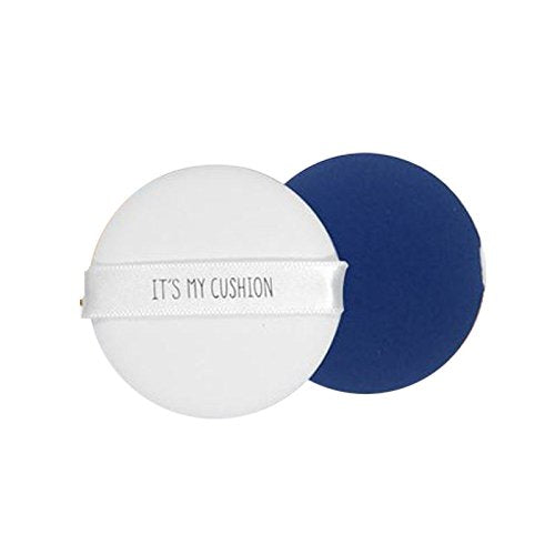 IT'S MY CUSHION Empty Cushion Foundation Compact Case DIY Makeup Portable Refillable Cosmetic Container with Air Puff and Sponge Internal case Mirror BB CC Sun Cream Make Your Own Cosmetic