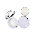 White Empty Luxurious Portable Air Cushion Puff Box BB Cream Container Dressing Case Powder Box with Air Cushion Sponge Powder Puff and Mirror(15ml,0.5oz)