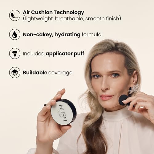 HushGlow® Cushion Foundation SPF 30, Skincare Infused Formula