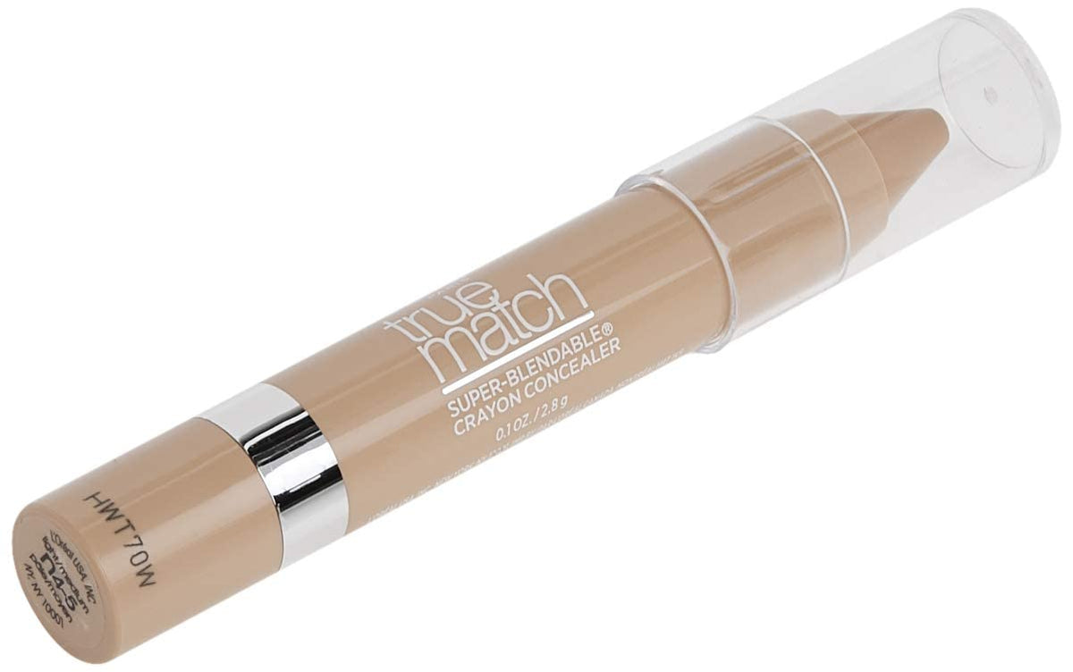 L'Oreal Paris True Match Super Blendable Crayon Concealer, Light/Medium Neutral, 0.1 oz.