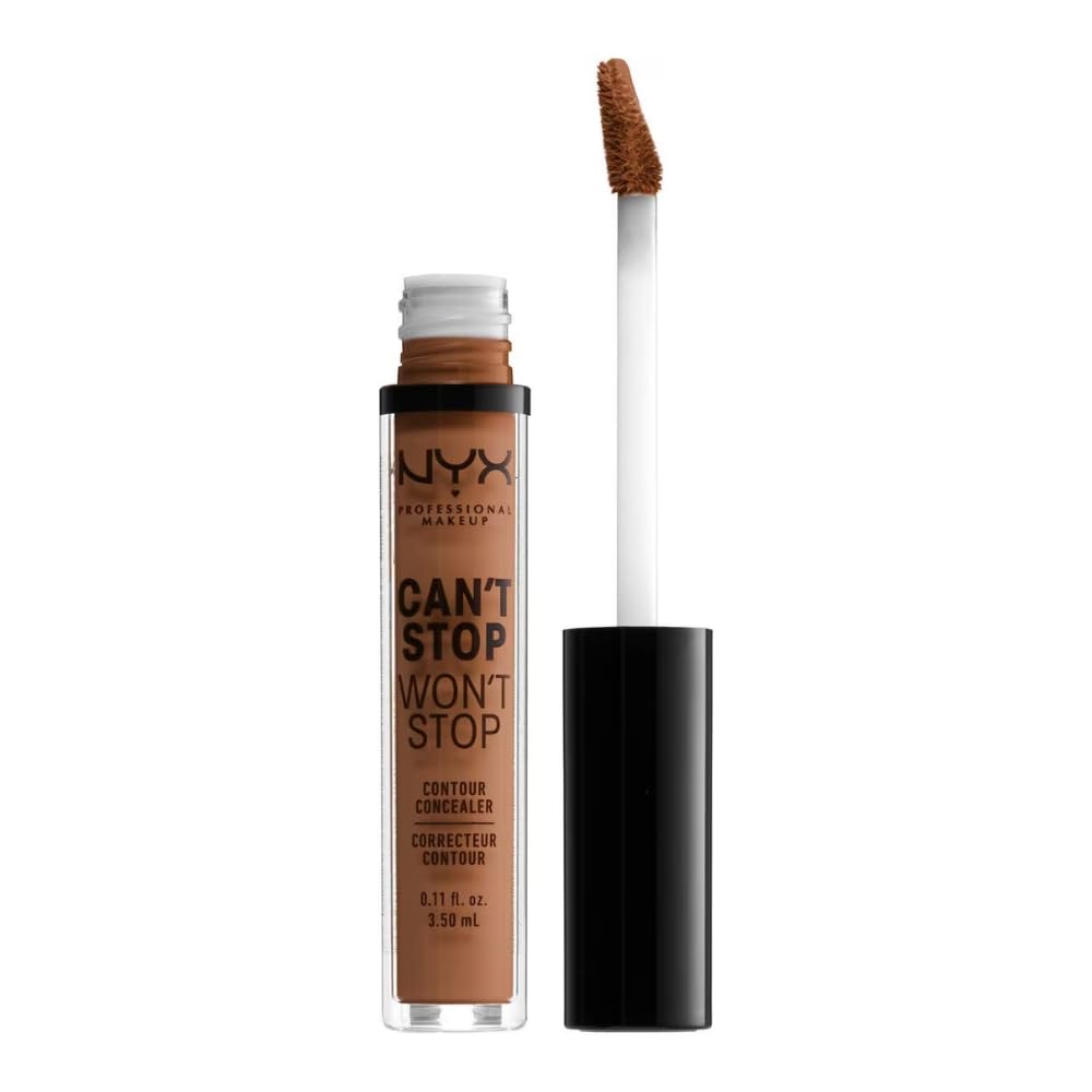 NYX PROFESSIONAL MAKEUP Can't Stop Won't Stop Contour Concealer, 24h Full Coverage Matte Finish - Soft Beige