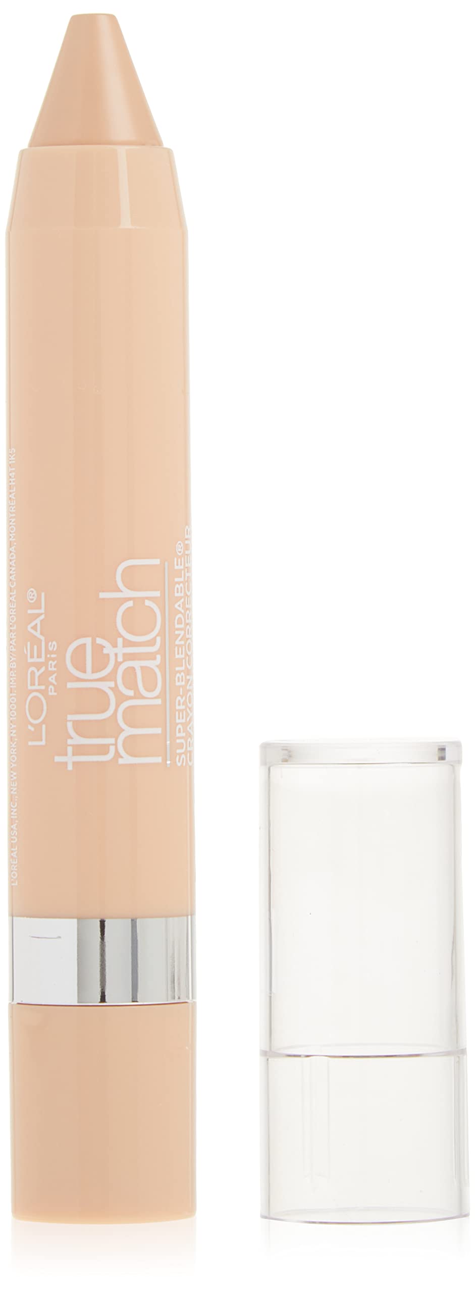 L'Oreal Paris True Match Super Blendable Crayon Concealer, Light/Medium Neutral, 0.1 oz.