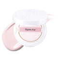 Farmstay Glow Pink Tone-Up Cushion – Lightweight Coverage, Even Skin Tone, Korean Beauty Cushion Compact for a Radiant Look 0.52 oz. /15g