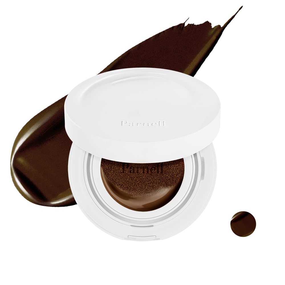 Parnell Cicamanu Serum Cushion - Moisturizing Foundation for Soothing, Coverage, Glass Skin and Lightweight for Sensitive and Dry Skin Pearl Skin (0.52 Fl Oz) (30N)