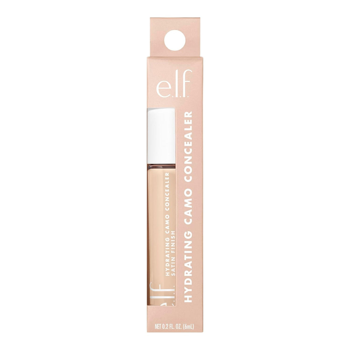 e.l.f. Hydrating Camo Concealer, Full Coverage, Light Ivory