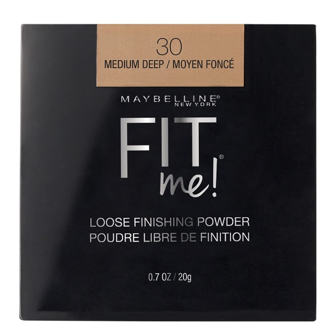 Maybelline Fit Me Loose Setting Powder, Face Powder and Finishing Makeup, Light, 1 Count