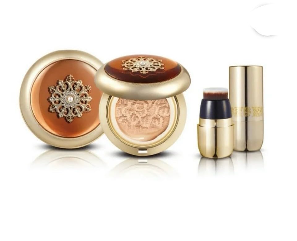 The Radiant Essence UV Protection No.21 Cushion 1 Refil 15g/0.52 Oz x 2 Ea & Bruch