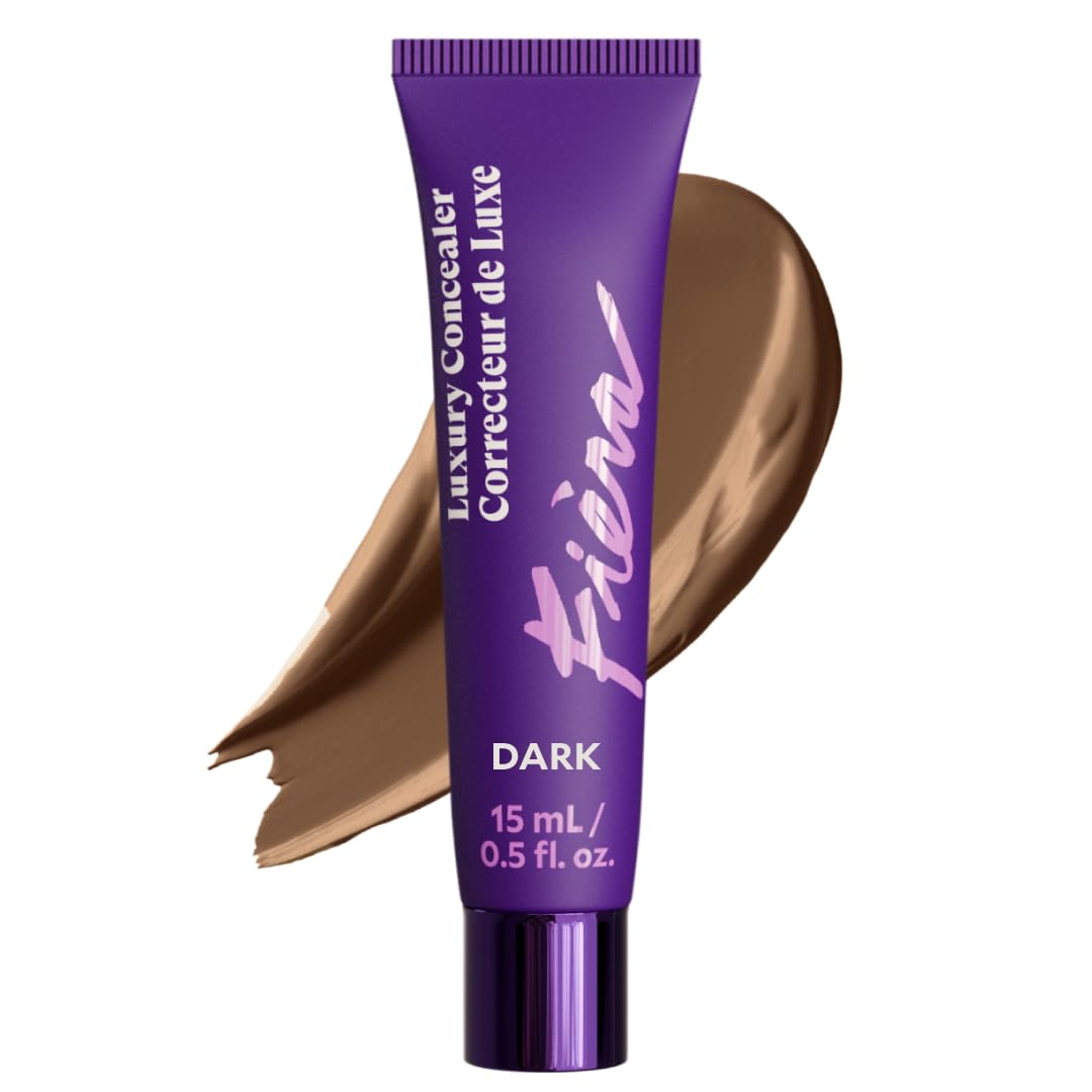 Fièra Luxury Concealer & Foundation with Anti-Aging Ingredients - Full Coverage for Dark Circles, Wrinkles, Fine Lines, and Spots, All-Day Wear For Mature Skin - Neutral Beige, 0.5 FL. OZ. / 15 ML