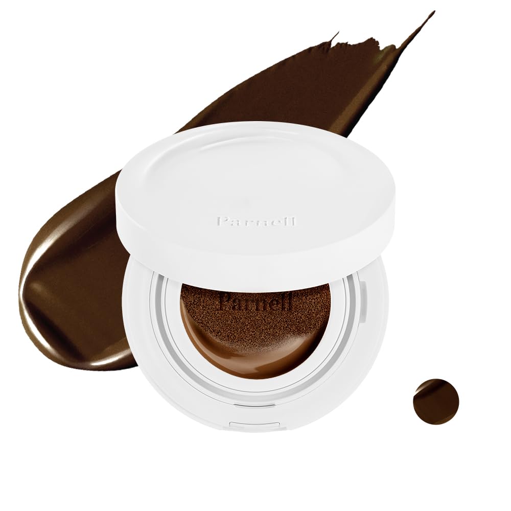 Parnell Cicamanu Serum Cushion - Moisturizing Foundation for Soothing, Coverage, Glass Skin and Lightweight for Sensitive and Dry Skin Pearl Skin (0.52 Fl Oz) (30N)