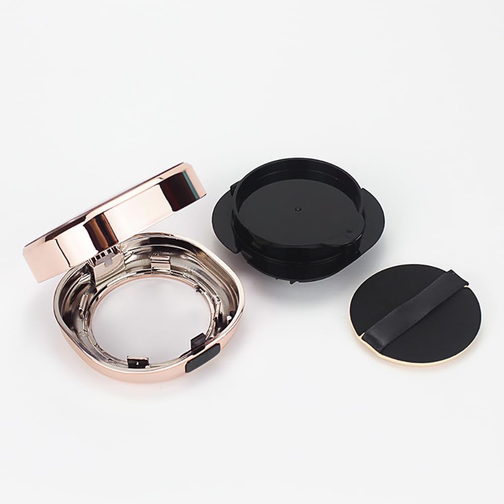 2 Pcs 15G Empty Luxurious Air Cushion Puff Box Portable Make-up Powder Container Case Refillable Liquid Foundation BB Cream Box