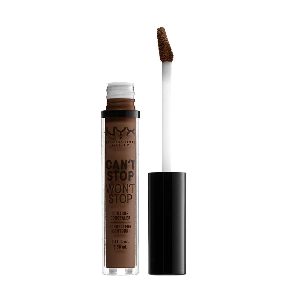 NYX PROFESSIONAL MAKEUP Can't Stop Won't Stop Contour Concealer, 24h Full Coverage Matte Finish - Soft Beige