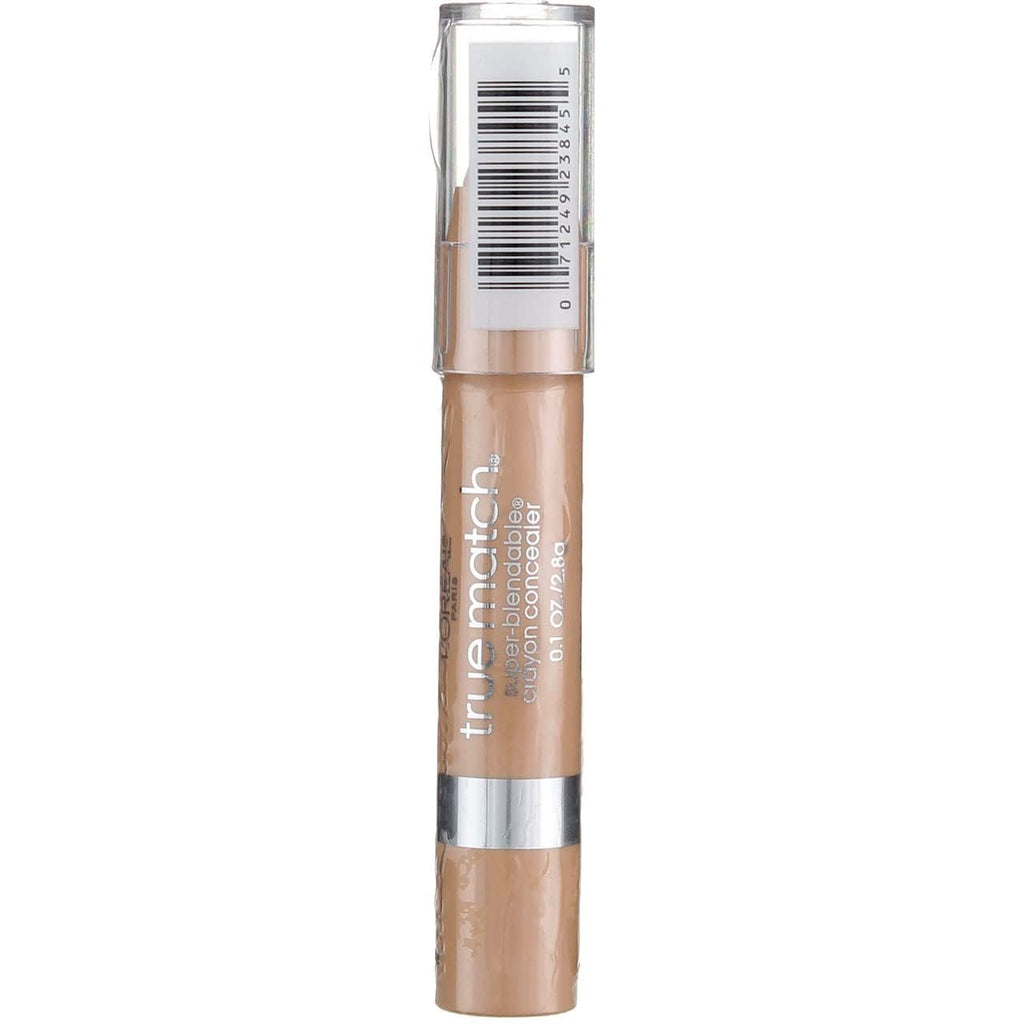L'Oreal Paris True Match Super Blendable Crayon Concealer, Light/Medium Neutral, 0.1 oz.