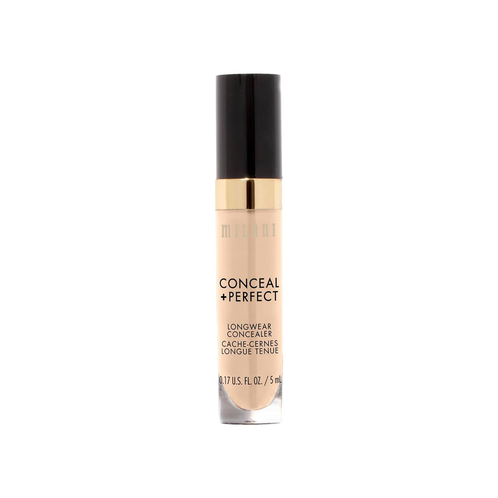 Milani Conceal + Perfect Longwear Concealer - Light Beige(0.17 Fl. Oz.)