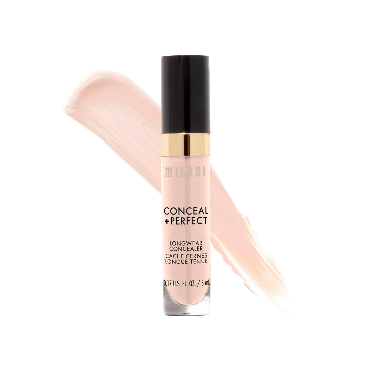 Milani Conceal + Perfect Longwear Concealer - Light Beige(0.17 Fl. Oz.)