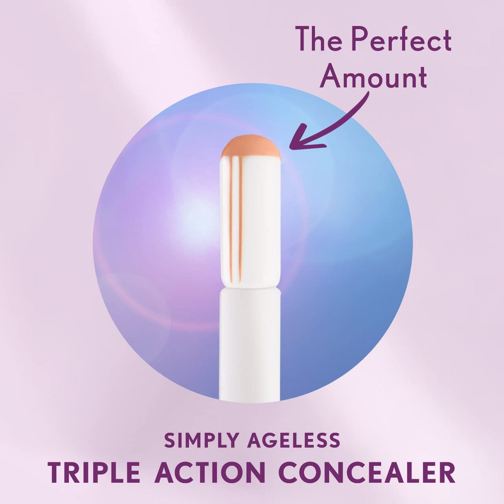 COVERGIRL Simply Ageless Triple Action Concealer, Classic Ivory, Pack of 1