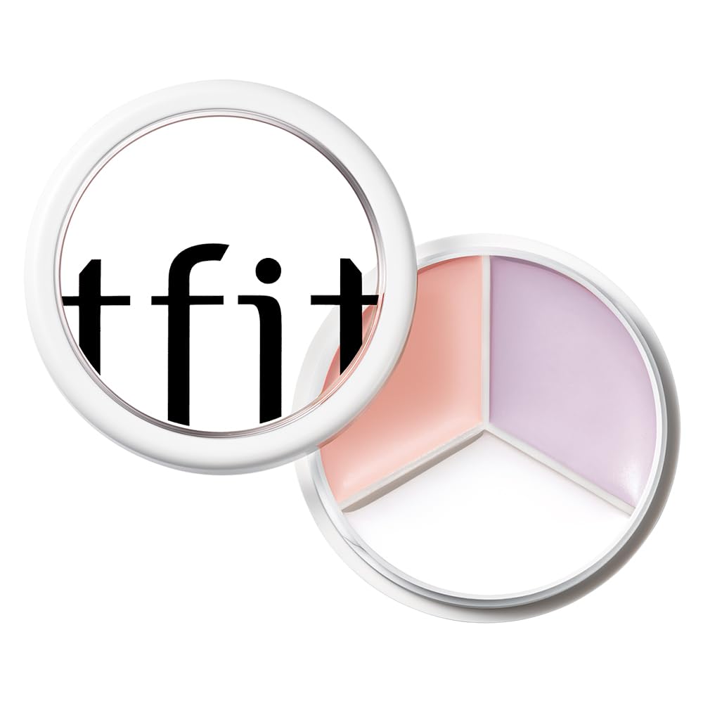 TFIT 3 Color Concealer Cream Palette Full Coverage 0.52 Ounce 01 Neutral