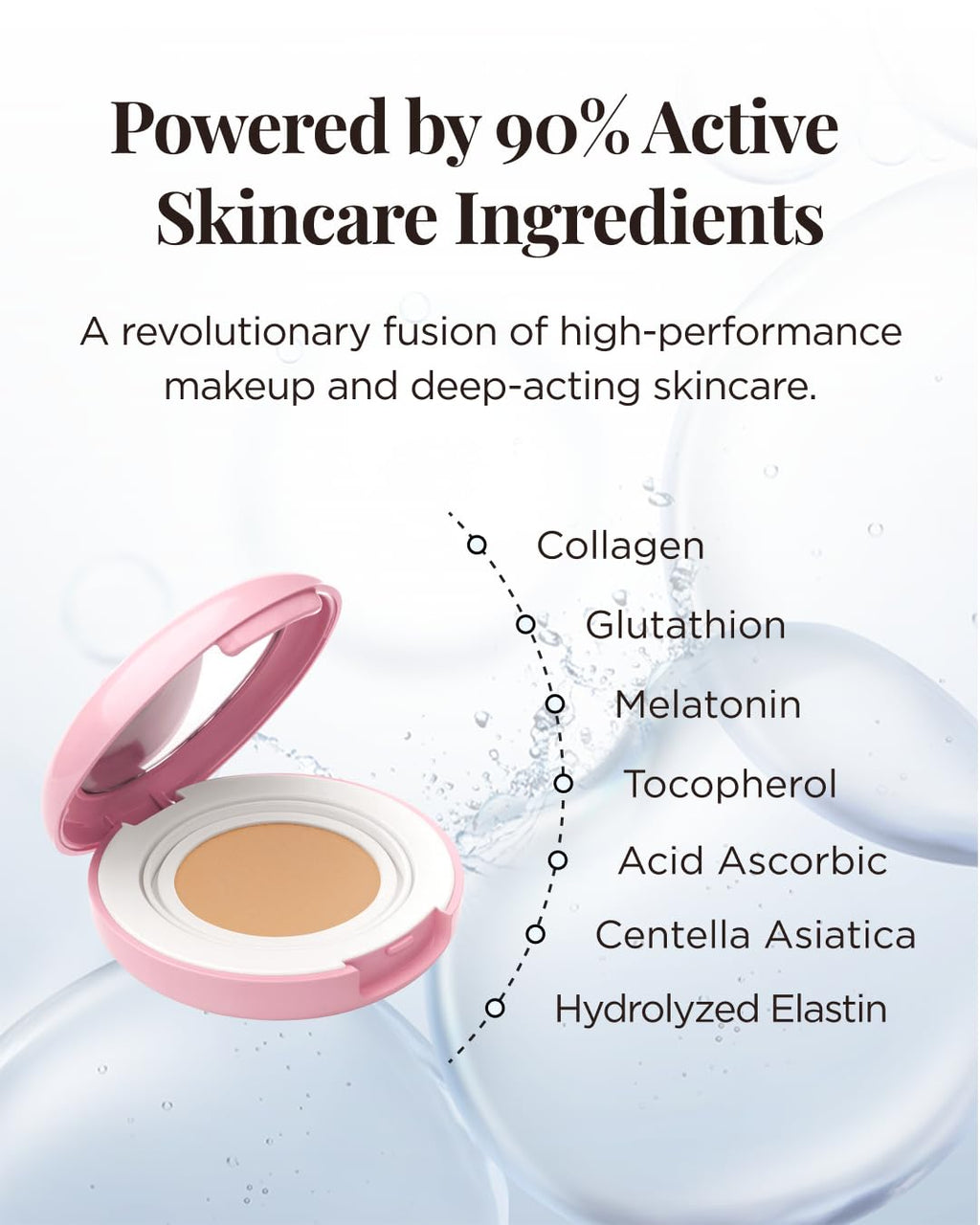 W Skin Glow Mesh Cushion Mini 23 Pink, 0.17 oz