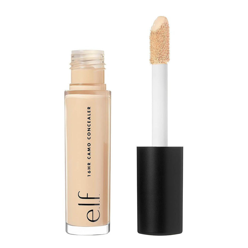 e.l.f. 16HR Camo Concealer, Full Coverage, Matte Finish Under-Eye & Blemish Corrector, Hydrating Formula, 16-Hour Crease-Resistant Wear, Medium Warm