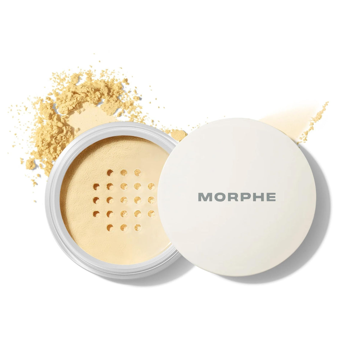 Morphe Bake & Set Brightening Setting Powder - Lightweight, Talc-Free, Loose Powder for Face Makeup with a Soft, Natural Finish - Minimizes Shine for Up to 24HR - Brightening Pink (0.31 oz)