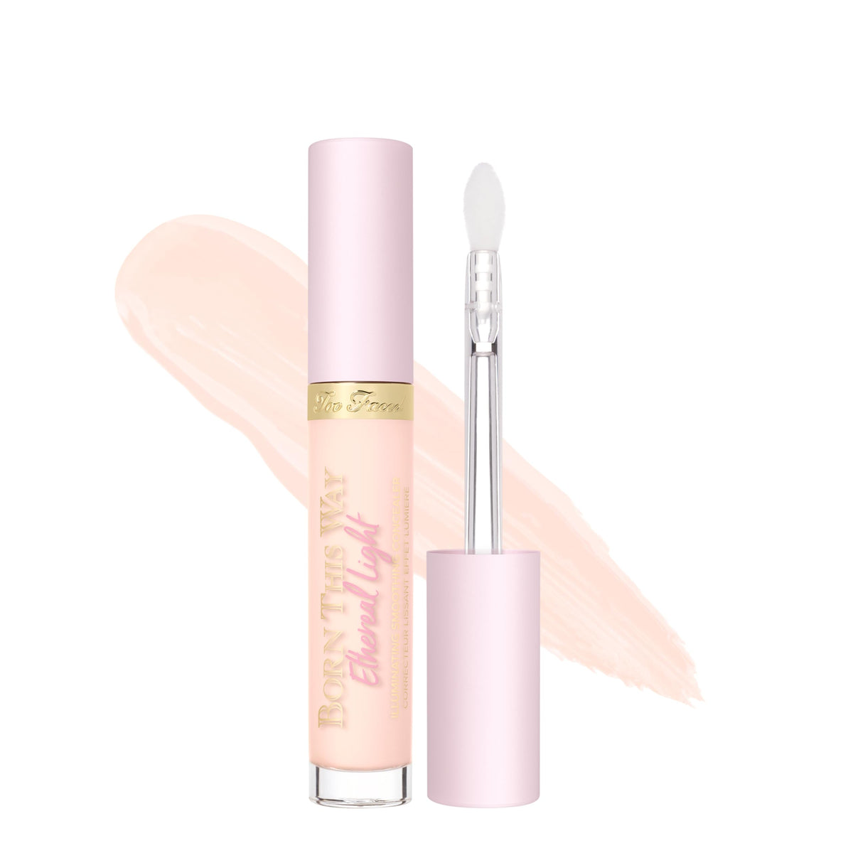 Too Faced Born This Way Ethereal Light Illuminating Smoothing Concealer | With Hyaluronic Acid, Conceals + Brightens Dark Circles, Non-Creasing + Waterproof, 0.16 Fl Oz