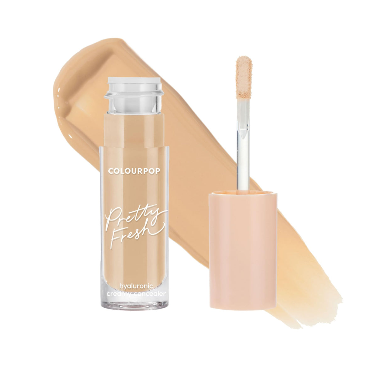 ColourPop Pretty Fresh Creamy Concealer - Full Coverage Concealer with a Natural Finish - Formulated with Hyaluronic Acid & Coconut Water for Instant Hydration - Light - 40N (0.3 oz)