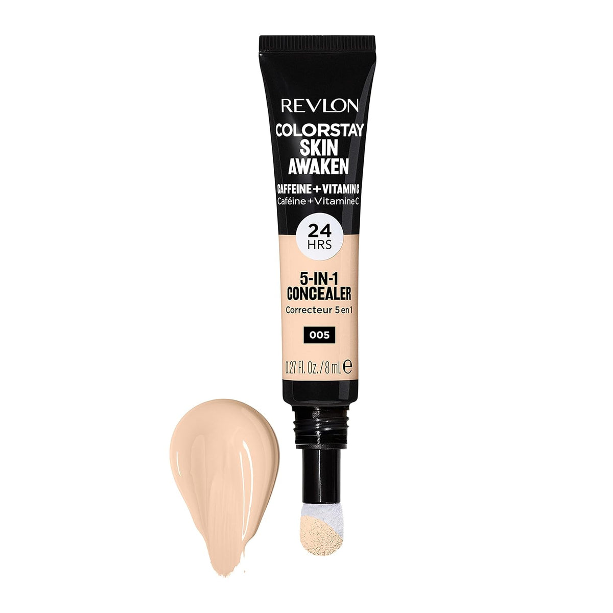 Revlon ColorStay Skin Awaken Concealer, 005 Fair, 0.27 fl oz