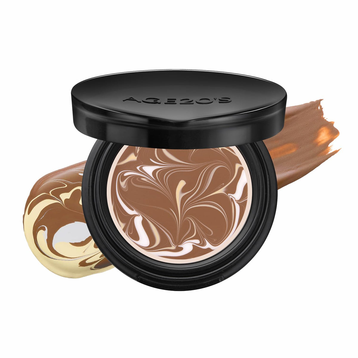 [MINI SIZE] AGE20'S Signature Essence Pact | 17N | Vegan Korean Cushion Foundation | Pack of 1 | Cream Foundation, Dewy & Glow Finish, Natural Coverage, SPF 50+ | 0.14 oz