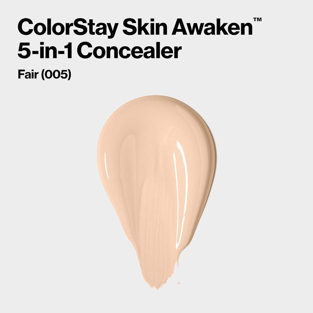 Revlon ColorStay Skin Awaken Concealer, 005 Fair, 0.27 fl oz
