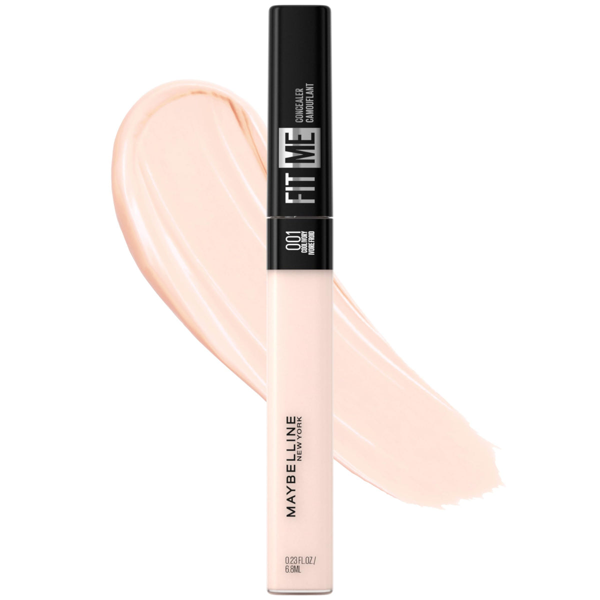 Maybelline New York Fit Me Liquid Concealer Makeup, Natural Coverage, Lightweight, Conceals, Covers Oil-Free, Fair, 1 Count (Packaging May Vary)