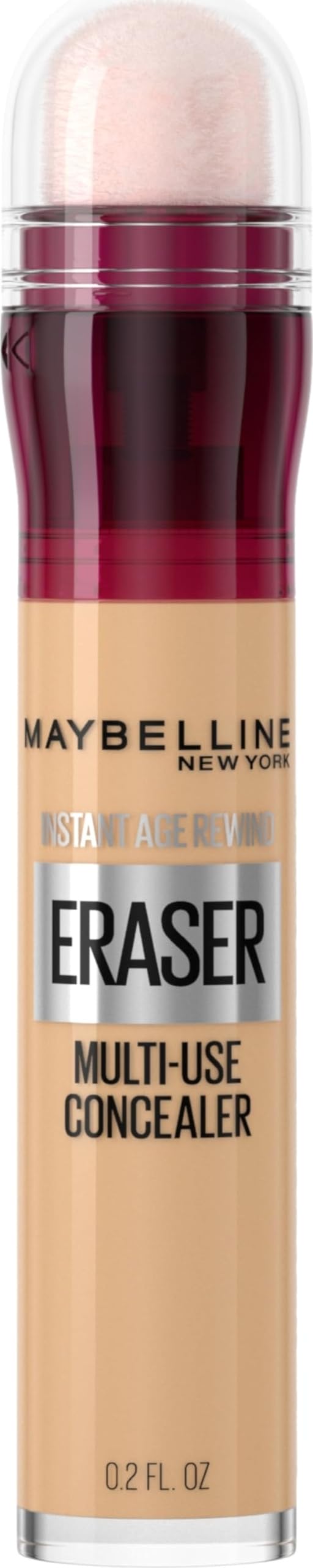 Maybelline Instant Age Rewind Eraser Dark Circles Treatment Multi-Use Concealer, 100, 1 Count (Packaging May Vary)