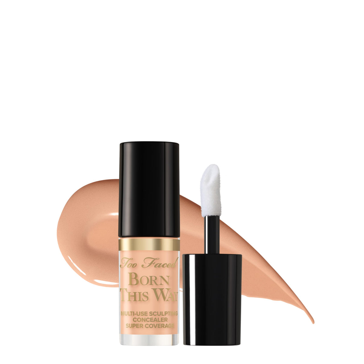 Too Faced Born This Way Super Coverage Multi-Use Concealer | Full-Coverage Hydrating Concealer for Dark Circles & Blemishes with Natural Finish | Hyaluronic Acid & Coconut Water