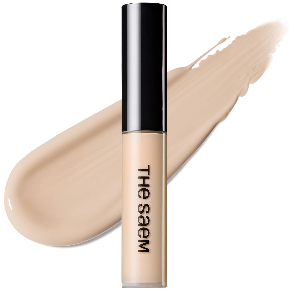 THESAEM Cover Perfection Tip Concealer 0.2 fl.oz. - 2.0 Rich Beige Warm Beige for Deep Skin Tone 23 - High Coverage Long Lasting Concealer - Korean Makeup for Dark Circles & Blemishes