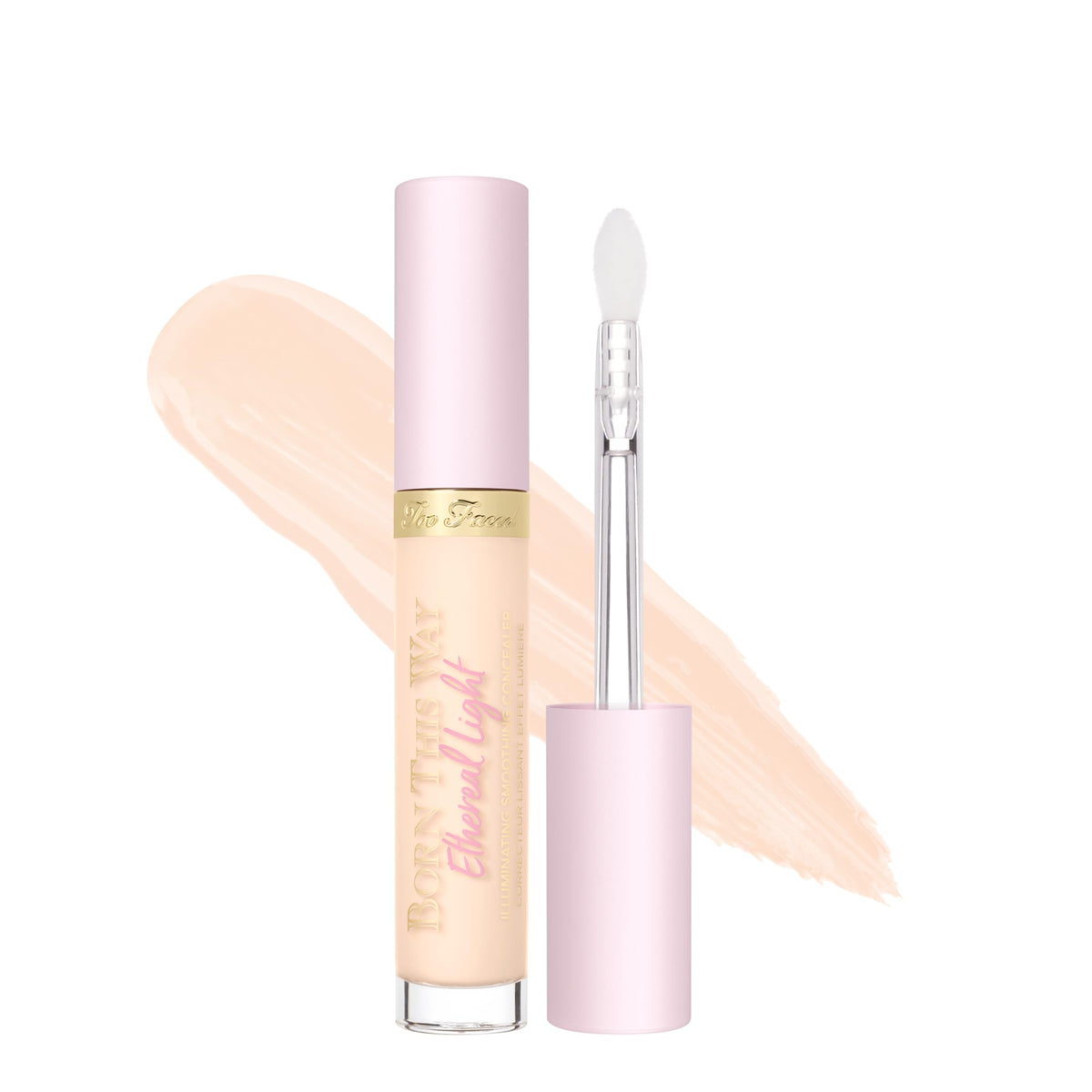 Too Faced Born This Way Ethereal Light Illuminating Smoothing Concealer | With Hyaluronic Acid, Conceals + Brightens Dark Circles, Non-Creasing + Waterproof, 0.16 Fl Oz