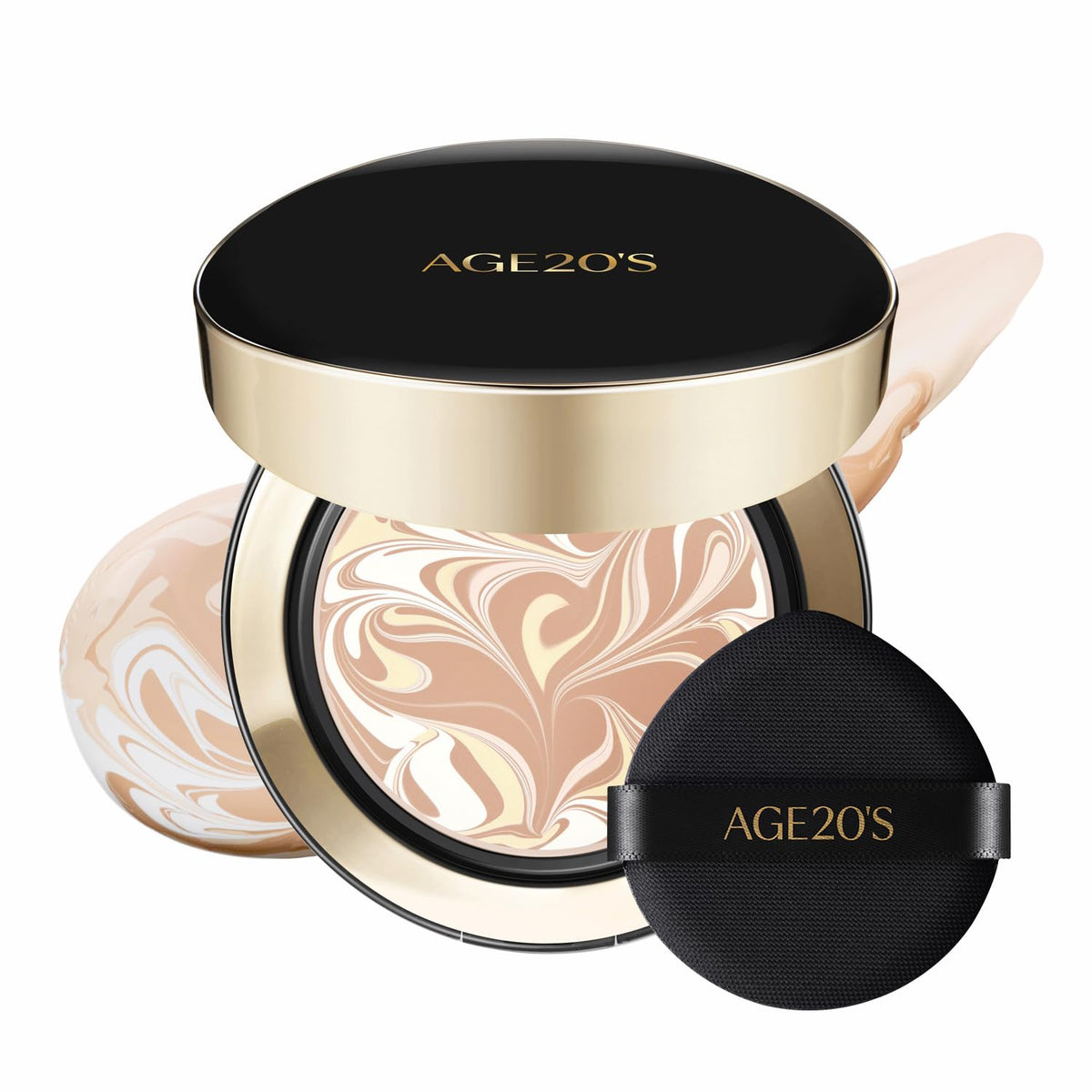 [Vegan] AGE20'S Signature Essence Pact | Pack of 1 | 23W BEIGE | Korean Cushion Foundation | Cream Foundation, Dewy & Glow Finish, Natural Coverage, SPF 50+