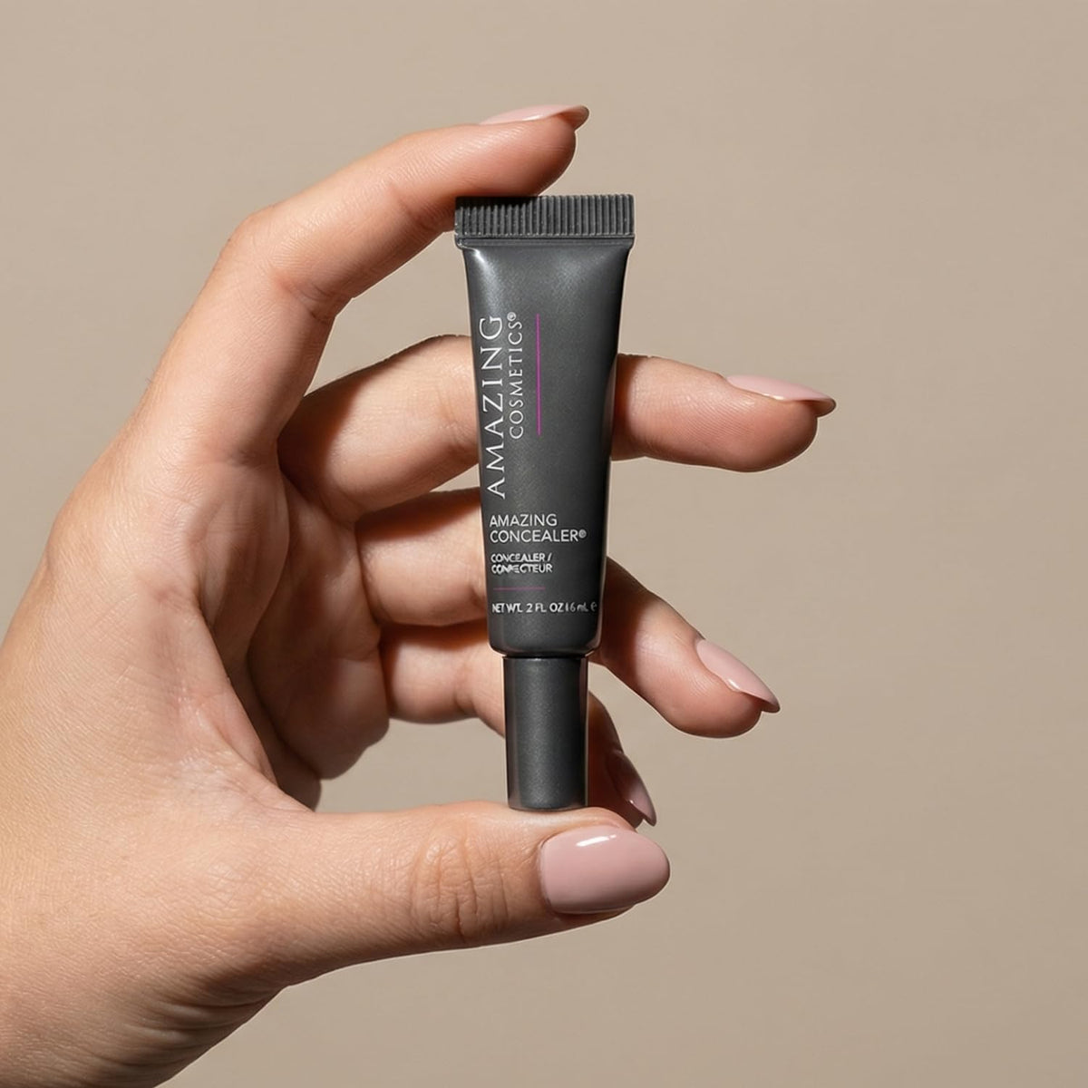 AmazingCosmetics Amazing Concealer, Full Coverage with Pin Dot Amounts, Long Wear Concealer Makeup for Undereye Dark Circles, Blemishes and Spots, Color Correcting, Skin- Like Finish