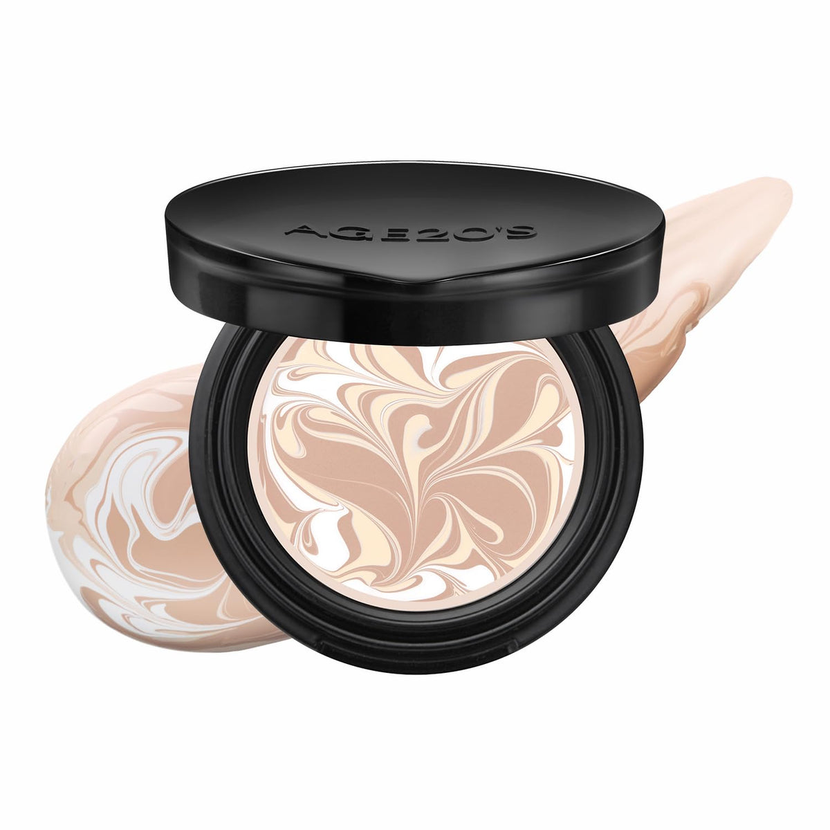[Vegan] AGE20'S Signature Essence Pact | Pack of 1 | 23W BEIGE | Korean Cushion Foundation | Cream Foundation, Dewy & Glow Finish, Natural Coverage, SPF 50+