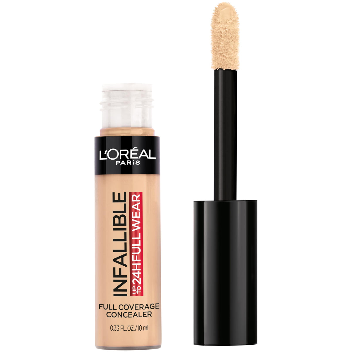 L'Oreal Paris Makeup Infallible Full Wear Waterproof Matte Concealer, Full Coverage, Cashmere, 0.33 fl. oz.