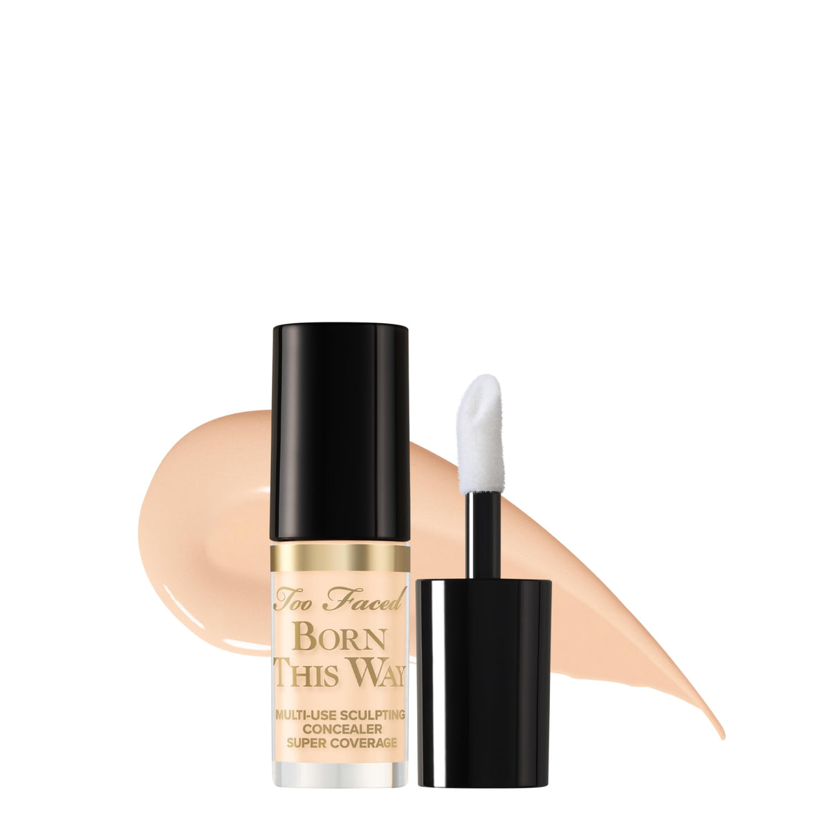 Too Faced Born This Way Super Coverage Multi-Use Concealer | Full-Coverage Hydrating Concealer for Dark Circles & Blemishes with Natural Finish | Hyaluronic Acid & Coconut Water