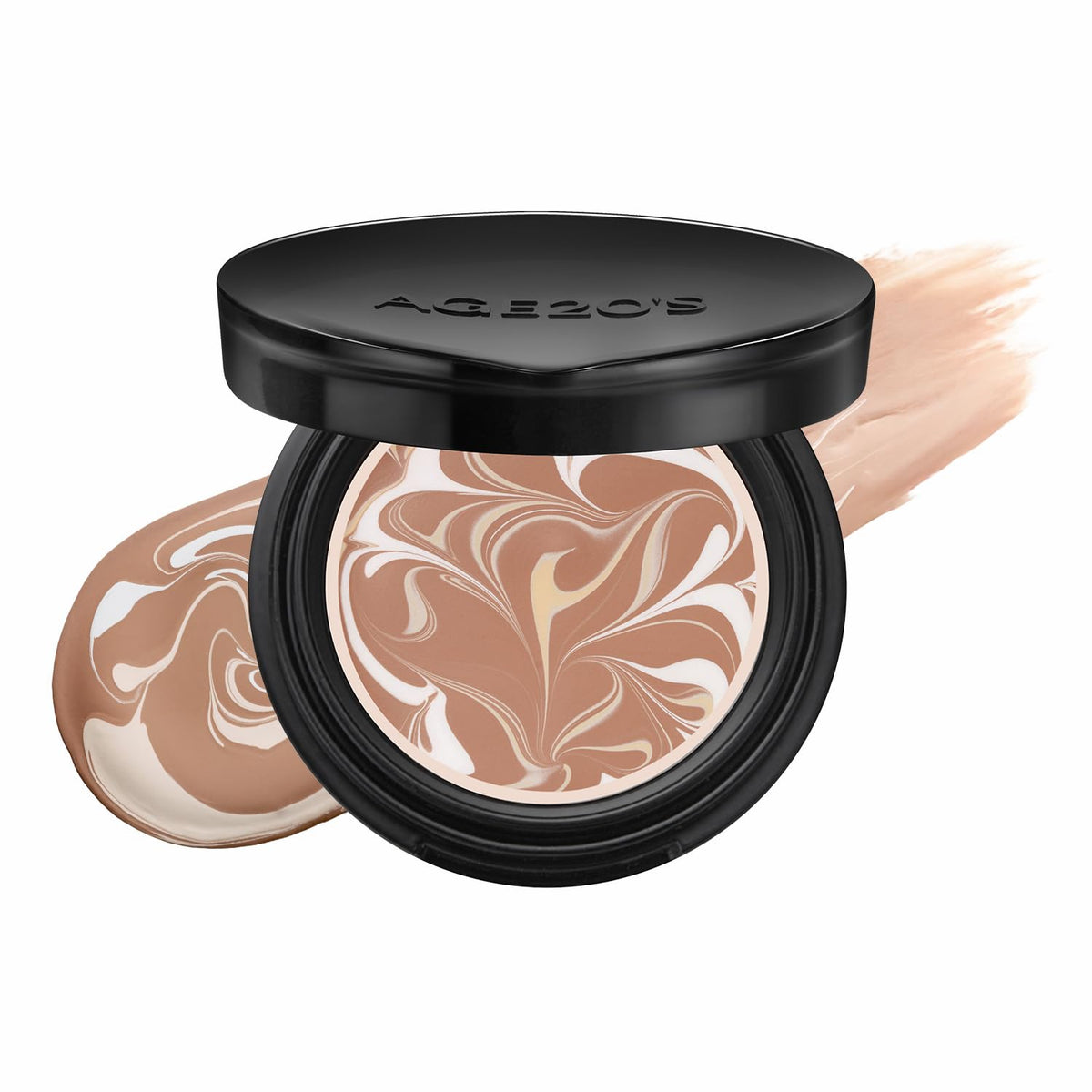 [MINI SIZE] AGE20'S Signature Essence Pact | 17N | Vegan Korean Cushion Foundation | Pack of 1 | Cream Foundation, Dewy & Glow Finish, Natural Coverage, SPF 50+ | 0.14 oz