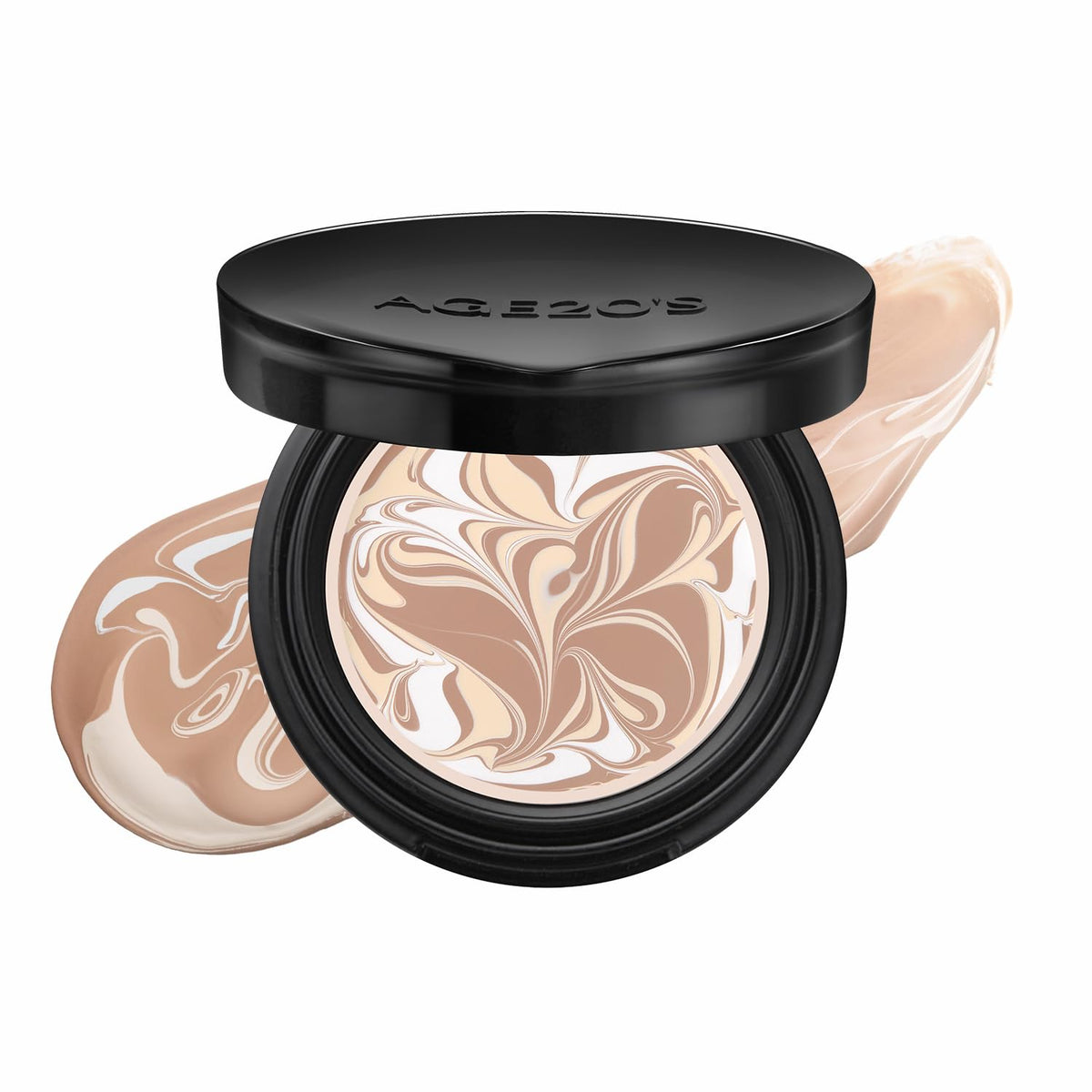 [MINI SIZE] AGE20'S Signature Essence Pact | 17N | Vegan Korean Cushion Foundation | Pack of 1 | Cream Foundation, Dewy & Glow Finish, Natural Coverage, SPF 50+ | 0.14 oz