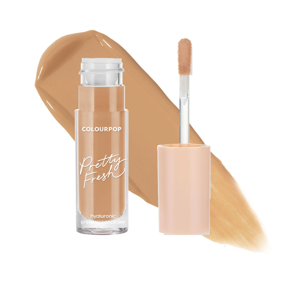 ColourPop Pretty Fresh Creamy Concealer - Full Coverage Concealer with a Natural Finish - Formulated with Hyaluronic Acid & Coconut Water for Instant Hydration - Light - 40N (0.3 oz)