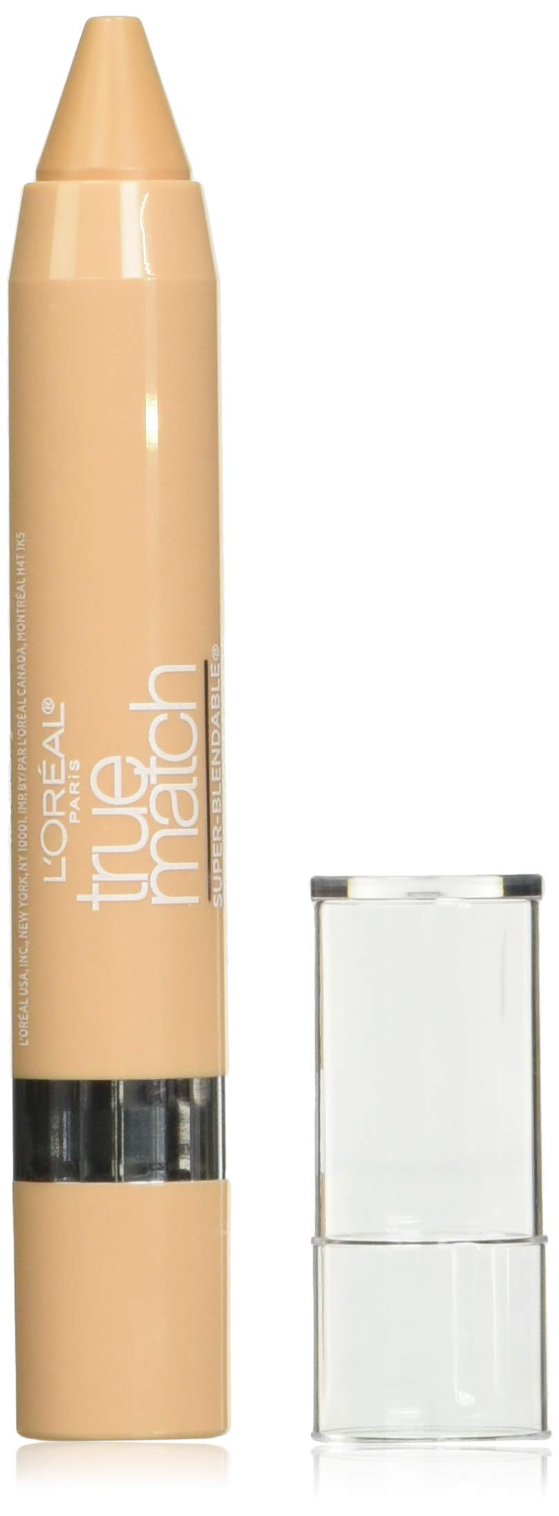 L'Oreal Paris True Match Super Blendable Crayon Concealer, Light/Medium Neutral, 0.1 oz.