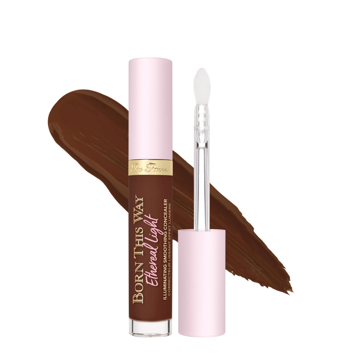 Too Faced Born This Way Ethereal Light Illuminating Smoothing Concealer | With Hyaluronic Acid, Conceals + Brightens Dark Circles, Non-Creasing + Waterproof, 0.16 Fl Oz