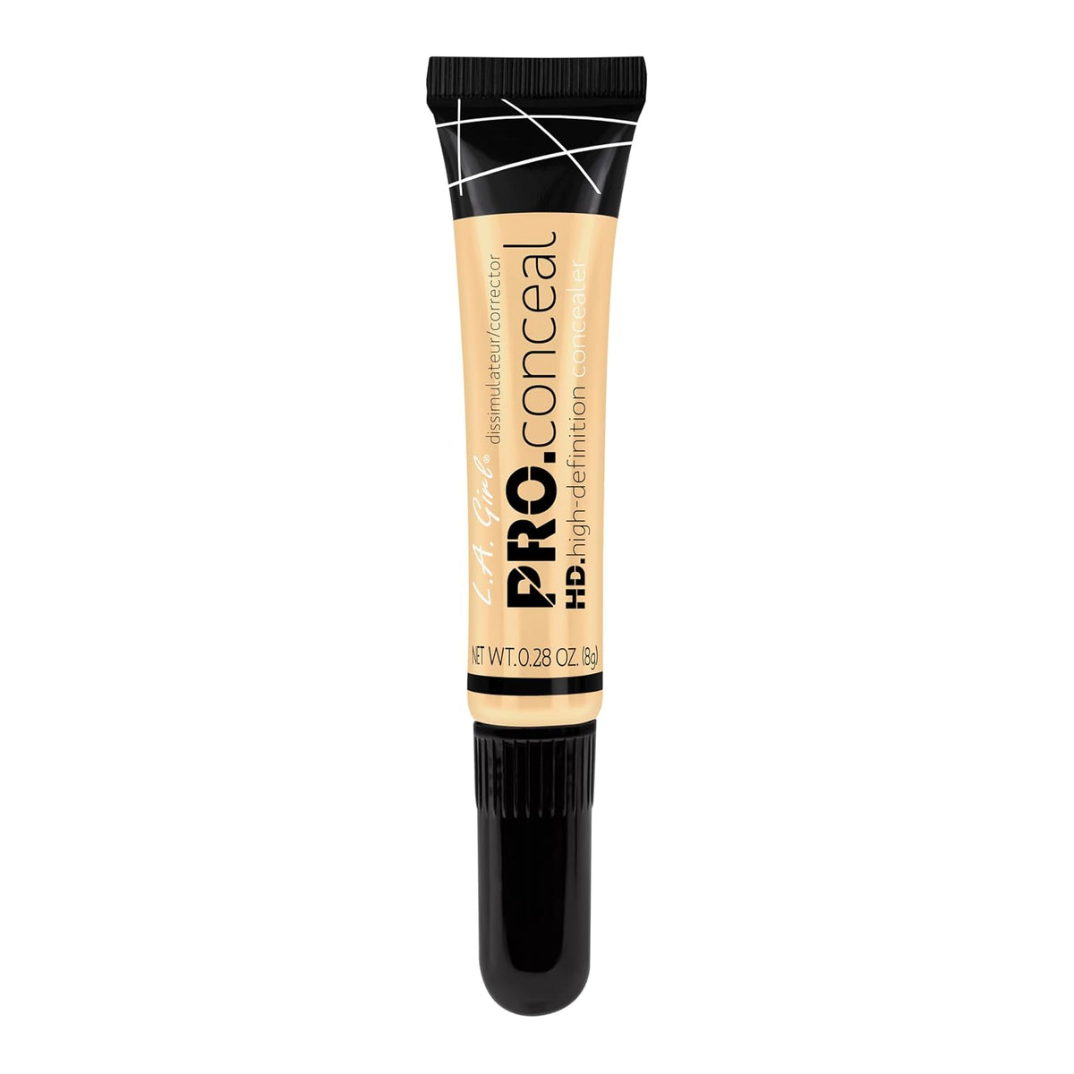 L.A. Girl Pro Conceal HD Concealer, Light Yellow Corrector, 0.28 Ounce (GC995)