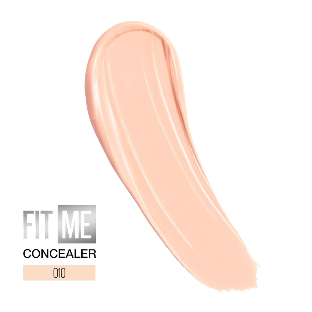 Maybelline New York Fit Me Liquid Concealer Makeup, Natural Coverage, Lightweight, Conceals, Covers Oil-Free, Fair, 1 Count (Packaging May Vary)