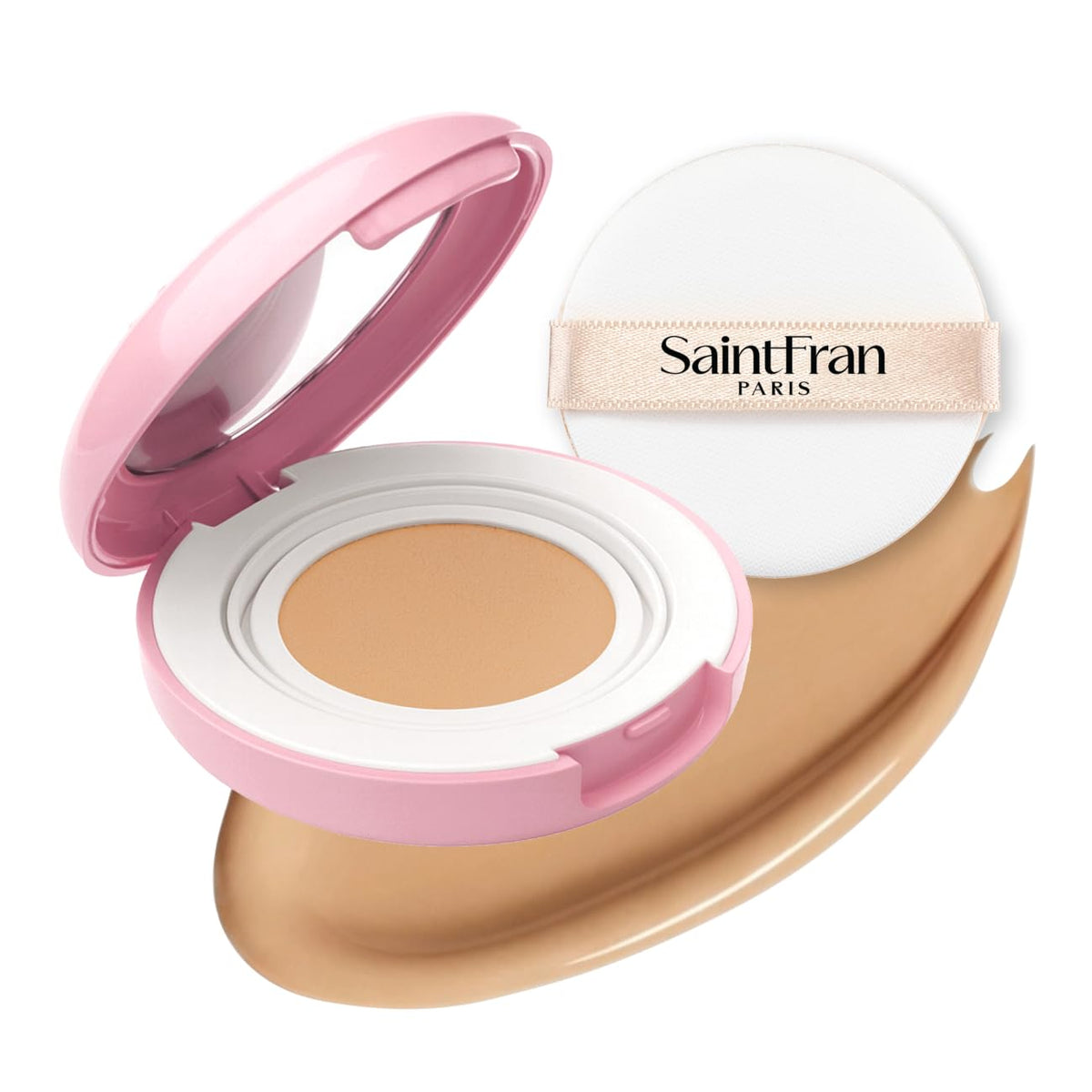 W Skin Glow Mesh Cushion Mini 23 Pink, 0.17 oz