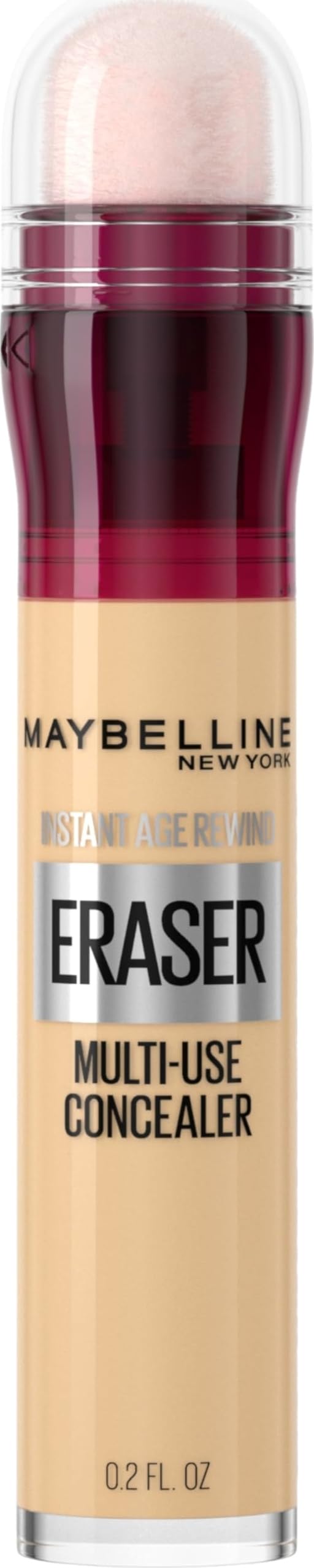 Maybelline Instant Age Rewind Eraser Dark Circles Treatment Multi-Use Concealer, 100, 1 Count (Packaging May Vary)