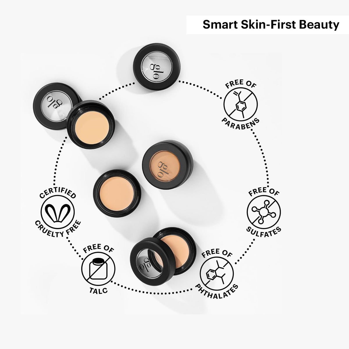 Glo Skin Beauty Oil-Free Camouflage Concealer, Full Coverage, Beige