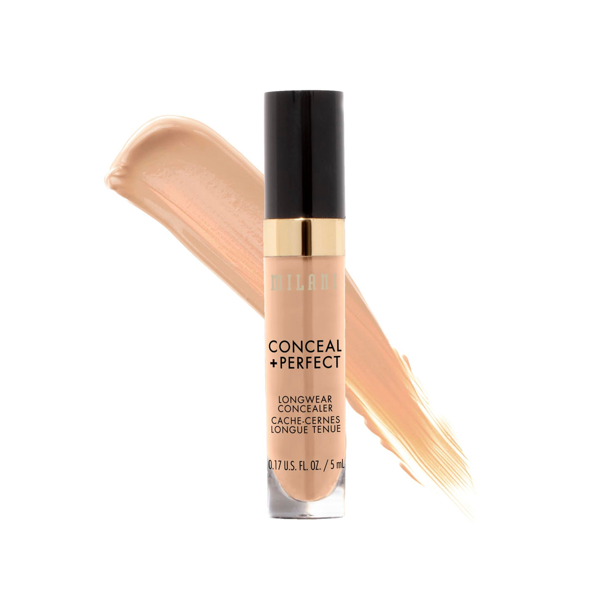 Milani Conceal + Perfect Longwear Concealer - Light Beige(0.17 Fl. Oz.)