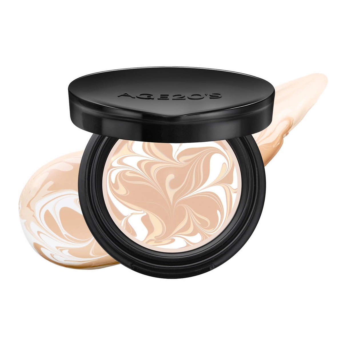 [Vegan] AGE20'S Signature Essence Pact | Pack of 1 | 23W BEIGE | Korean Cushion Foundation | Cream Foundation, Dewy & Glow Finish, Natural Coverage, SPF 50+